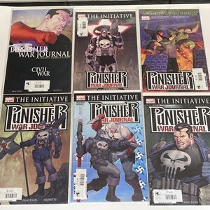 Marvel Punisher War Journal Variant B lot of 6 comics NM/MINT 2007